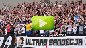 Sandecja - Arka Gdynia 0-0, kibice Sandecji
