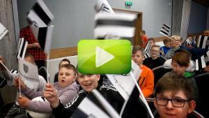 Spotkanie z dziećmi na osiedlu Kochanowskiego