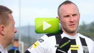 Sandecja - Puszcza Niepołomice 1-3 (0-1), sparing - Dawid Szufryn