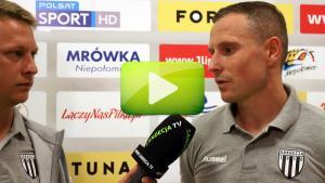 Puszcza Niepołomice - Sandecja 1-2 (1-1), Damian Chmiel