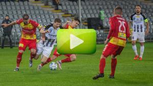 Korona Kielce - Sandecja 0-1 (0-1), skrót meczu