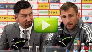 Sandecja - Miedź Legnica 1-3 (0-1), pomeczowa konferencja