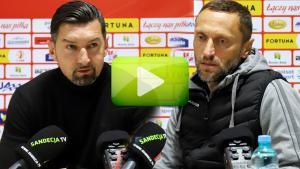 Podbeskidzie Bielsko-Biała - Sandecja 0-1 (0-1), pomeczowa konferencja