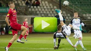 Skra Częstochowa - Sandecja 0-0, skrót meczu