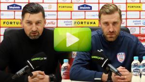 Skra Częstochowa - Sandecja 0-0, pomeczowa konferencja
