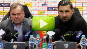 Sandecja - Puszcza Niepołomice 1-0 (0-0), pomeczowa konferencja