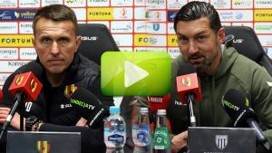 Sandecja - Korona Kielce 2-2 (0-0), pomeczowa konferencja