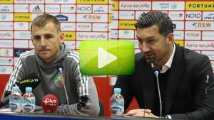 Miedź Legnica - Sandecja Nowy Sącz 0-0, pomeczowa konferencja prasowa