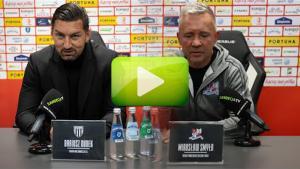 Sandecja Nowy Sącz - Podbeskidzie Bielsko-Biała 0-1, pomeczowa konferencja prasowa