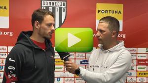 Tomasz Nawotka przed meczem z Zagłębiem Sosnowiec