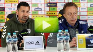 Arka Gdynia - Sandecja Nowy Sącz 2-1 (1-0), pomeczowa konferencja prasowa