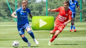 Piast Gliwice - Sandecja Nowy Sącz 1-1 (0-1), sparing - skrót meczu