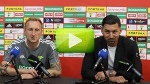 Górnik Łęczna - Sandecja Nowy Sącz 1-1 (1-1), pomeczowa konferencja prasowa