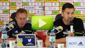 Arka Gdynia - Sandecja Nowy Sącz 1-1 (1-0), pomeczowa konferencja prasowa