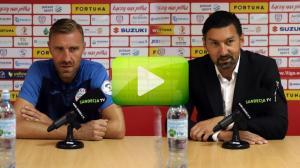 Skra Częstochowa - Sandecja Nowy Sącz 0-0, pomeczowa konferencja prasowa