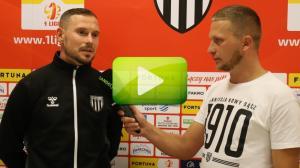 Sandecja Nowy Sącz - Chojniczanka Chojnice 2-1 (0-0), rozmowa z Damianem Chmielem