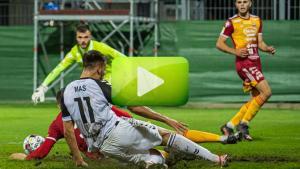 Sandecja Nowy Sącz - Chojniczanka Chojnice 2-1 (0-0), skrót meczu