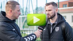 Puszcza Niepołomice - Sandecja Nowy Sącz 1-0 (0-0), wywiad z Bartłomiejem Kasprzakiem