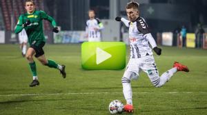 Sandecja Nowy Sącz - Górnik Łęczna 3-0 (2-0), skrót meczu