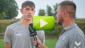 Sandecja Nowy Sącz U-17 - Varsovia Warszawa U-17 2:2, rozmowa z Konradem Tokarzem