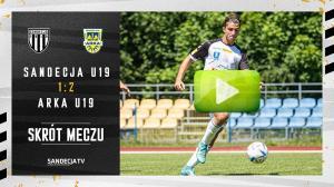 CLJ U19: Sandecja Nowy Sącz - Arka Gdynia 1:2 (1:2), skrót meczu