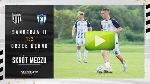 Sandecja II Nowy Sącz - Orzeł Dębno 1:2 (1:1), skrót meczu