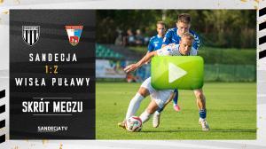 Sandecja Nowy Sącz - Wisła Puławy 1:2 (1:0), skrót meczu