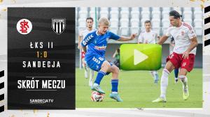 ŁKS II Łódź - Sandecja Nowy Sącz 1:0 (0:0), skrót meczu