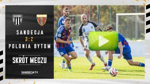 Sandecja Nowy Sącz - Polonia Bytom 3:2 (1:1), skrót meczu