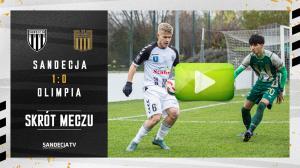 Sandecja Nowy Sącz - Olimpia Grudziądz 1:0 (1:0), skrót meczu