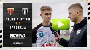 Rozmowa z Wiktorem Kamińskim po sparingu z Polonią Bytom