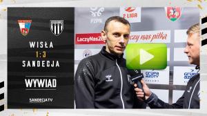 Wisła Puławy - Sandecja Nowy Sącz 1:3 (0:1), rozmowa z Mateuszem Bartkowem