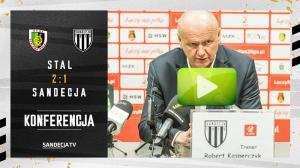 Stal Stalowa Wola - Sandecja Nowy Sącz 2:1 (0:0), pomeczowa konferencja prasowa