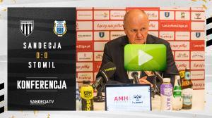 Sandecja Nowy Sącz - Stomil Olsztyn 0:0, pomeczowa konferencja prasowa