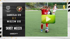 CLJ U19: Sandecja Nowy Sącz - Widzew Łódź 3:1 (2:1), skrót meczu