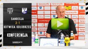 Sandecja Nowy Sącz - Kotwica Kołobrzeg 3:1 (1:0), pomeczowa konferencja prasowa