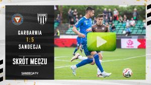 Garbarnia Kraków - Sandecja Nowy Sącz 1:5, skrót meczu (sparing)