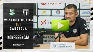 Wisłoka Dębica - Sandecja Nowy Sącz 0:1 (0:0), pomeczowa konferencja prasowa