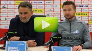 Stal Rzeszów - Sandecja Nowy Sącz 3:0 (3:0), pomeczowa konferencja prasowa Stal Rzeszów - Sandecja Nowy Sącz 3:0 (3:0), pomeczowa konferencja prasowa