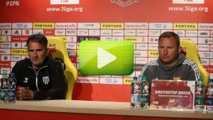 Chojniczanka Chojnice - Sandecja Nowy Sącz 2:0 (1:0), pomeczowa konferencja prasowa Chojniczanka Chojnice - Sandecja Nowy Sącz 2:0 (1:0), pomeczowa konferencja prasowa