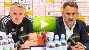 Sandecja Nowy Sącz - ŁKS Łódź 1:0 (1:0), pomeczowa konferencja prasowa Sandecja Nowy Sącz - ŁKS Łódź 1:0 (1:0), pomeczowa konferencja prasowa