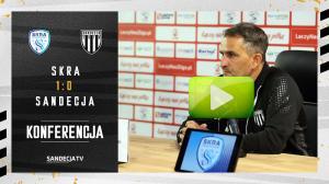 Skra Częstochowa - Sandecja Nowy Sącz 1:0 (0:0), pomeczowa konferencja prasowa Skra Częstochowa - Sandecja Nowy Sącz 1:0 (0:0), pomeczowa konferencja prasowa