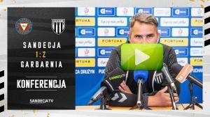 PP: Sandecja Nowy Sącz - Garbarnia Kraków 1:2 (1:1), pomeczowa konferencja prasowa PP: Sandecja Nowy Sącz - Garbarnia Kraków 1:2 (1:1), pomeczowa konferencja prasowa